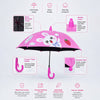 Strawberry Teddy with Shutter style cover Kids-Umbrella - 6-12Y