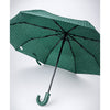3 Fold Dark Green Checkered Auto Open & Close Umbrella for Teens & Adults