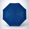3 Fold Navy Blue Checkered Auto Open & Close Umbrella for Teens & Adults