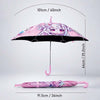 Wheel style Baby Girl Printed UPF 50+ Kids-Umbrella-5-10Y