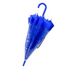 Self Print Dark Blue Transparent Umbrella for Kids and Teens, 8yrs - 15yrs