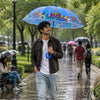 Blue Mexico Landmark Print Umbrella for Teens & Adults