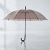Coffee Brown Jelly Transparent Umbrella for Teens & Adults