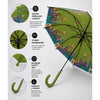 Green Mexico Landmark Print Umbrella for Teens & Adults