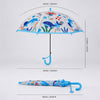 Sea Octopus Theme Transparent Umbrella for Toddlers & Kids