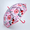 Pink Floral Tile Print Umbrella for Teens & Adults