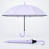 Purple Solid Black border Umbrella for Adults