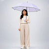 Purple Solid Black border Umbrella for Adults