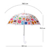 Stamp Transparent Umbrella for Adults