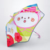 Wheel style Strawberry & Teddy Printed UPF 50+ Kids-Umbrella-5-10Y