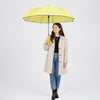 Yellow Solid Black border Umbrella for Adults & Teens