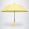Yellow Solid Black border Umbrella for Adults & Teens