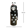 Black 3D Panda Stainless Steel Water Bottle | 550ml