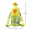 Yellow 3D Cheese Toy Lid Stainless Steel Water Bottle | 500ml