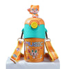 Orange 3D Foxy Toy Lid Stainless Steel Water Bottle | 500ml