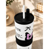 Black Pink Butterfly, Good Time Series, Stainless Steel Tumbler and Water Bottle for Kids & Adults, 710ml