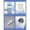 Blue Puppy Stripes Cap Series, Stainless Steel Kids Water Bottle | 520ml
