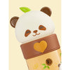Brown Panda Head Stainless Steel Thermos Water Bottle | 350 ml