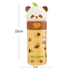 Brown Panda Head Stainless Steel Thermos Water Bottle | 350 ml