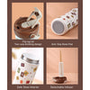 Brown Gift Stamps soft silicone handle series, Stainless Steel Tumbler and Water Bottle | 650ml
