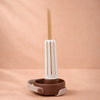 Brown Gift Stamps soft silicone handle series, Stainless Steel Tumbler and Water Bottle | 650ml
