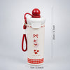 Cute Rabbit, Red ball Lid Series, Stainless Steel Tumbler and Water Bottle for Kids & Adults, 650ml