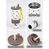 Dachshund & Dots, Good Time Series, Stainless Steel Tumbler and Water Bottle for Kids & Adults, 710ml