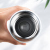 Green Checks Cup Lid Design, Sleek Stainless Steel Thermos & Water Bottle for Kids, 350ml