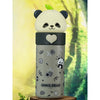 Grey Panda Head Stainless Steel Thermos Water Bottle | 350 ml