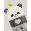 Grey Panda Head Stainless Steel Thermos Water Bottle | 350 ml