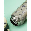 Grey Panda Head Stainless Steel Thermos Water Bottle | 350 ml