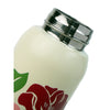 Maroon Floral Flask Water Bottle | 600 ml