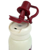 Maroon Floral Flask Water Bottle | 600 ml