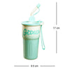 Mint Ombre Shaded Stainless Steel Tumbler Water Bottle | 550ml