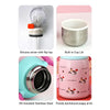 Party Hat Puppy Pink Stainless Steel Premium Insulated Water Bottle | 800 ml