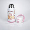 Pink Lid, Set Off Capybara Series, Stainless Steel Water Bottle for Kids, 600ml