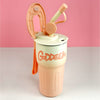 Pink Ombre Shaded Stainless Steel Tumbler Water Bottle | 550ml