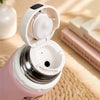 Pink White Game Design, Stainless Steel Thermos & Water Bottle for Kids, 600ml