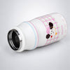 Puppy Checks, sleek Stainless Steel Water Bottle with Infuser attachment for Kids, 400ml