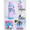 Purple Blue ,Water Swim Design, Stainless Steel Thermos & Water Bottle for Kids, 600ml