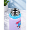 Purple Blue ,Water Swim Design, Stainless Steel Thermos & Water Bottle for Kids, 600ml