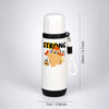 Strong Workout Design, Stainless Steel Thermos & Water Bottle for Kids, 600ml