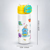 Yellow Lid, Snack Time Buddy Series, Stainless Steel Water Bottle for Kids, 700ml