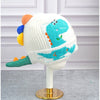 Cream 3D Head And Tail Knitten Woolen Winter Cap & Beanie | 3-10 Years
