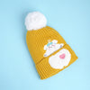 Little Surpise Box , 2Pcs Occur White Bear Themed Beanie Winter Cap With Matching Neck Cuff Style Muffler | 4-10 Years