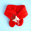 2Pcs Red Nose Reindeer Themed Winter Cap Beanie With Matching Long Style Neck Muffler | 3-10 Years