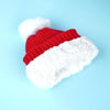 2Pcs Red Snowman Themed Beanie Winter Cap With Matching Long Style Neck Mufflers | 4-10 Years