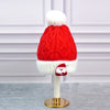 2Pcs White Santa Christmas Themed Winter Cap Beanie With Matching Long Style Neck Muffler | 3-10 Years