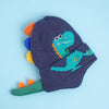 Navy 3D Head And Tail Knitten Woolen Winter Cap & Beanie | 3-10 Years