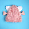 Pink Furry Monster 3D Style Winter Cap/Beanie